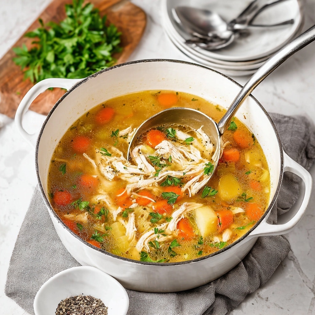 Cozy Ultimate Chicken Soup: Parsnips Replace Noodles for Comfort